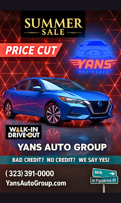 Yans Auto Group specials — all credit welcome